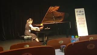 김아인 음악교육신문사 대구콩쿨 중등부 전체대상 Chopin Etude Op10 No4 추격 [upl. by Ardith187]