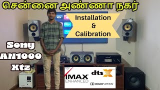 Dolby Atmos 71  SONY AN1000  XTZ  BampW Installation In Chennai sony dolbyatoms 8k RockAudios [upl. by Ecirtram]