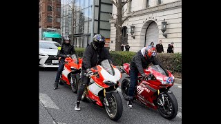 DUCATI 1199 Superleggera Panigale R 1098R All with full exhaust soundAkrapovic amp Termignoni [upl. by Buckie]