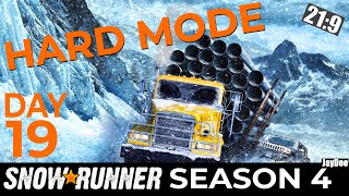 HARD MODE Tag 19  Der Motor für den Ford F750Imandra Halbinsel Kola ★ SNOWRUNNER Deutsch [upl. by Netsua]