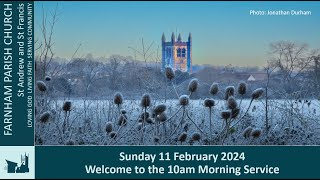 10am Sunday 11th February  Communion service at St Andrews Church Farnham [upl. by Merras]