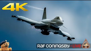 LIVE EUROFIGHTER TYPHOON FGR4 ACTION QRA STATION RAF CONINGSBY • 160524 [upl. by Diaz]