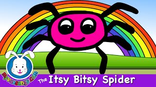 The Itsy Bitsy Spider with lyrics  Nursery Rhymes for Baby amp kids [upl. by Etnaled962]