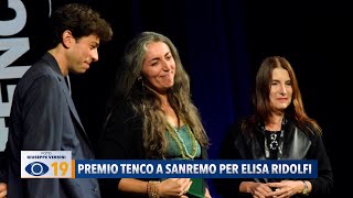 Premio Tenco a Sanremo per Elisa Ridolfi [upl. by Pathe]