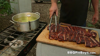 How to BBQ Fried Ribs [upl. by Aronal]