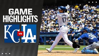 Royals vs Dodgers Game Highlights 61624  MLB Highlights [upl. by Mailand]