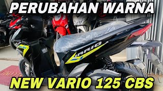 VARIO 125 CBS BLACK 2024 NEW VARIAN WARNA DAN STRIPING 🔥🔥 [upl. by Parrish]