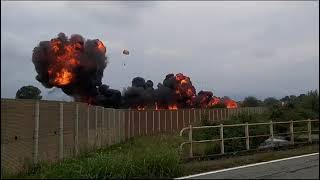 Incidente MB339 Frecce Tricolori aeroporto Caselle [upl. by Avon327]