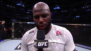 UFC Washington DC  Jairzinho Rozenstruik Octagon Interview [upl. by Llertnom]