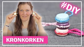 5 KRONKORKEN DIY Ideen  kreatives Upcycling [upl. by Alleb]