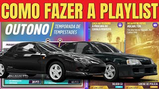 COMO PEGAR O MITSUBISHI FTO E FAZER A PLAYLIST DE OUTONO SÉRIE 39 FORZA HORIZON 5 [upl. by Lorine]