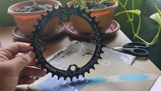 Deckas 104BCD Round Narrow Wide Chainring MTB 36T  Review from SHOPEE [upl. by Silletram]