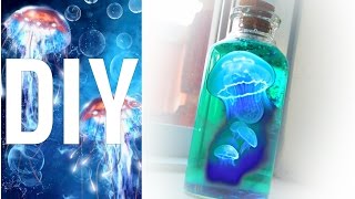 DIY  JELLYFISH in a Bottle [upl. by Thorley]