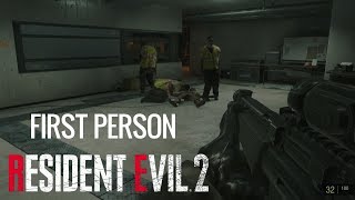 4th Survivor in First Person  Resident Evil 2 mod [upl. by Sissy752]