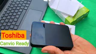 Toshiba 1tb external hard drive  First look  Canvio Ready [upl. by Mcallister462]