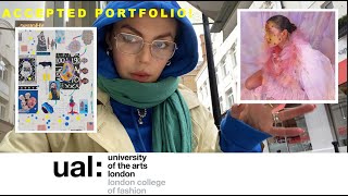 ACCEPTED PORTFOLIO  UAL London College of Fashion [upl. by Rann]