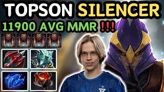 🔥 TOPSON SILENCER Midlane Highlights 737c 🔥 Silencer Gameplay Midlane From GOATSON  Dota 2 [upl. by Hirasuna67]