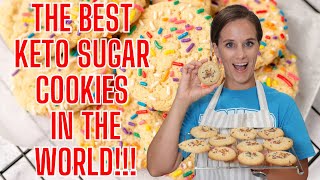 The BEST Keto Sugar Cookies in the world🌎 [upl. by Suoiradal994]