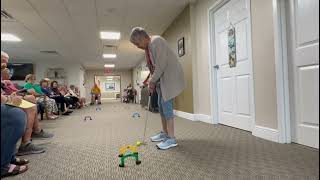 Lets Play Indoor Croquet with our Assisted Living Residents [upl. by Elicul]