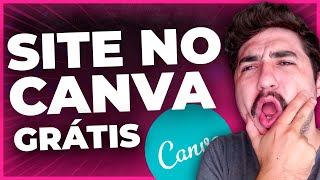 COMO CRIAR SITE NO CANVA DE GRAÇA  TUTORIAL COMPLETO [upl. by Dicky]