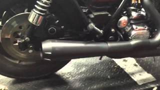 Harley Davidson FXR with Bassani quotRoad Ragequot Exhaust [upl. by Adnawad]