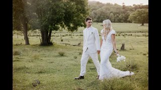 Norther NSW Wedding  Tanae and Jake Highlights [upl. by Iznekcam611]