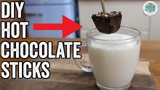 DIY HOT CHOCOLATE STICKS [upl. by Ecnesse55]