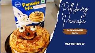 Pillsbury Butterscotch Pancake Recipe  पिल्सबरी पैनकेकमिक्स बटरस्कॉच फ्लेवर  Pillsbury Pancake Mix [upl. by Ezra980]