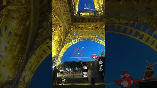 Moon  Eiffel Tower Olympics  ☆♤☆ 🔥💯🌟🌎 highlights travel shorts [upl. by Nelda]