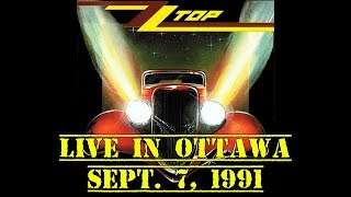 ZZ Top Live  Ottawa 1991 audio only [upl. by Anivlem620]