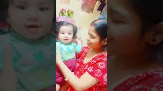 Yasomati maiya se bole nandalala song music hindisong cutebaby babygirlsong [upl. by Oivaf]