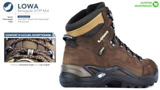 Lowa  Renegade GTX® Mid  Chaussures de randonnée  Homme [upl. by Occir688]