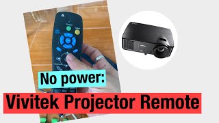 Vivitek Projector Remote No power ryansdiy vivitek [upl. by Blainey]