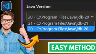 How to Change Java JDK Version in VSCode  JDK Version Visual Studio Code 2023 [upl. by Anihpesoj245]