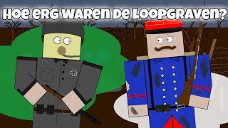 Hoe erg waren de loopgraven  Geschiedenis [upl. by Anisor172]