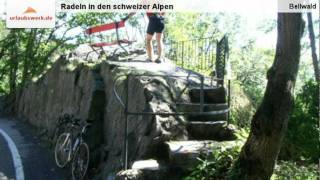 Radeln in den schweizer Alpen Bellwald Wallis Schweiz [upl. by Ailhad]