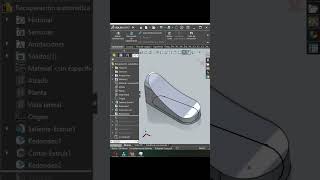 Opción alternativa al vaciado en el modelado referencial solidworks cad tutorial 3d [upl. by Ellekim646]