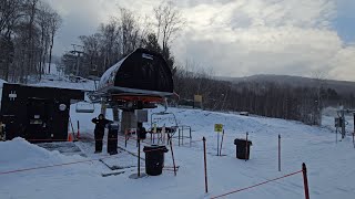 Timbertown Quad Line Ride amp New South Peak Expansion  Loon Mountain Resort [upl. by Eenattirb628]