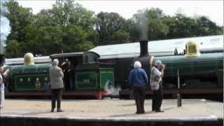 Bluebell Railway H class 044T returns pt1 [upl. by Lemrahs]