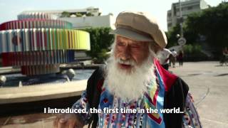 Yaacov Agam at the Dizengoff Fountain  Tel Aviv Israel [upl. by Aicilla]