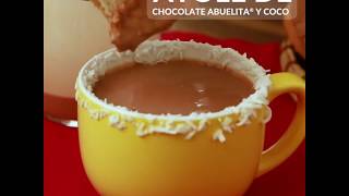 Cómo preparar Atole de chocolate y coco  Chocolate Abuelita® [upl. by Neelra259]