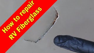 DIY RV fiberglass repair [upl. by Balfore]