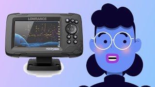 Lowrance Hook Reveal 5 Inch Fish Finders with Transducer P  Review [upl. by Aneram]