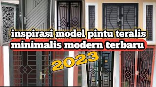 ✓30 contoh pintu teralis minimalis modern terbaru 2023 [upl. by Leizar]