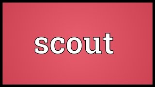 Scout Meaning [upl. by Itsim]