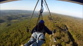 Hang Gliding  Flight 22 at Lookout Mountain  First Hour Long Flight Unedited [upl. by Garlaand]