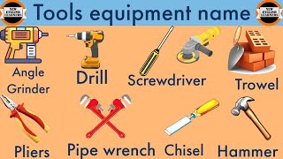 tools equipment name vocabulary english [upl. by Ylicic]