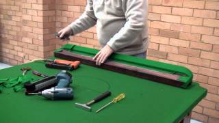 How to ReCloth a Pool Snooker Table Part 3 0f 4 [upl. by Conrade888]