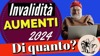 PENSIONI INVALIDITÀ ♿️ AUMENTO 2024 👉 ECCO di QUANTO POTREBBERO AUMENTARE 📈 Previsioni 🔎 [upl. by Anirbed]