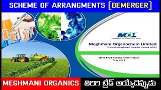 Meghmani Organics Demerger Process and Relisting Details [upl. by Yesor]